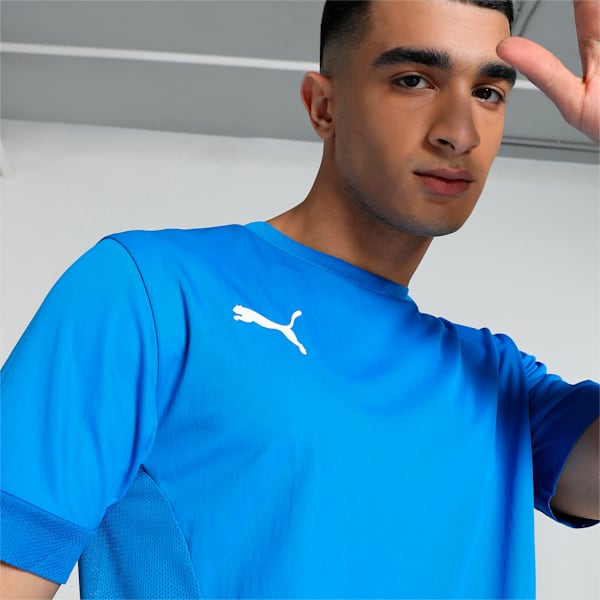 teamGOAL Men's Matchday Football Jersey, Electric Blue Lemonade-PUMA White-PUMA Team Royal, extralarge-IND