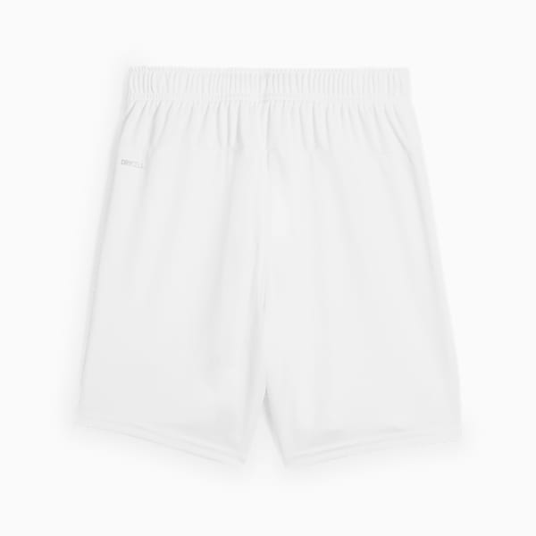 teamGOAL Big Kids' Soccer Shorts, PUMA White-PUMA Black, extralarge