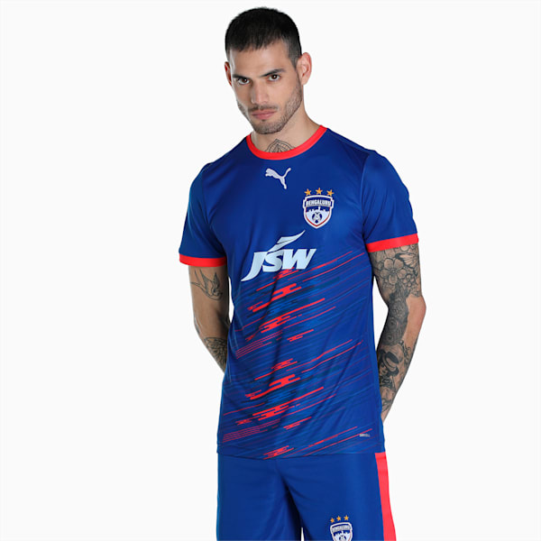 Bengaluru Football Club 22/23 Home Men's Jersey, Electric Blue Lemonade, extralarge-IND