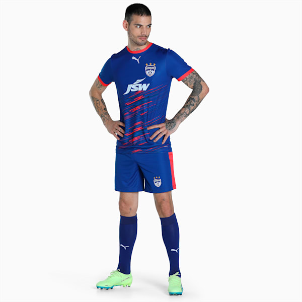 Bengaluru Football Club 22/23 Home Men's Jersey, Electric Blue Lemonade, extralarge-IND