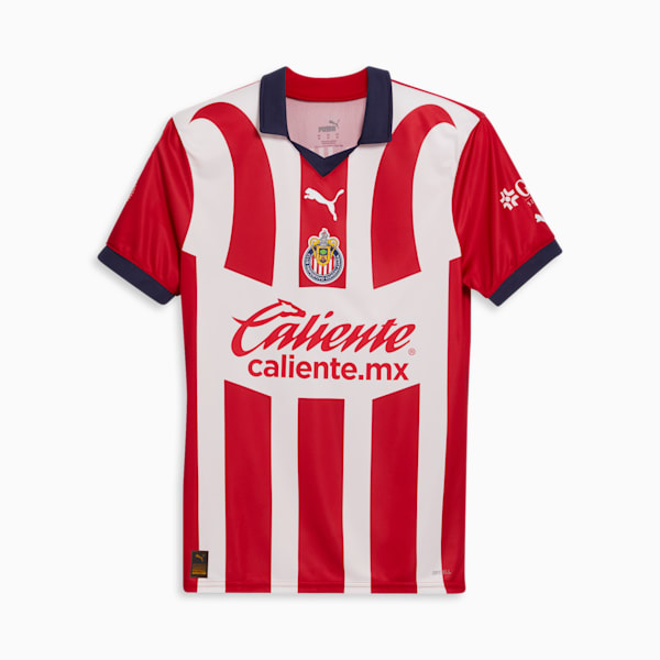 Chivas 23-24 Promo Men's Home Jersey, PUMA Red, extralarge