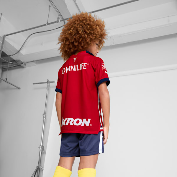 Maillot de soccer Domicile Chivas 23/24 Enfant et Adolescent, PUMA Red, extralarge