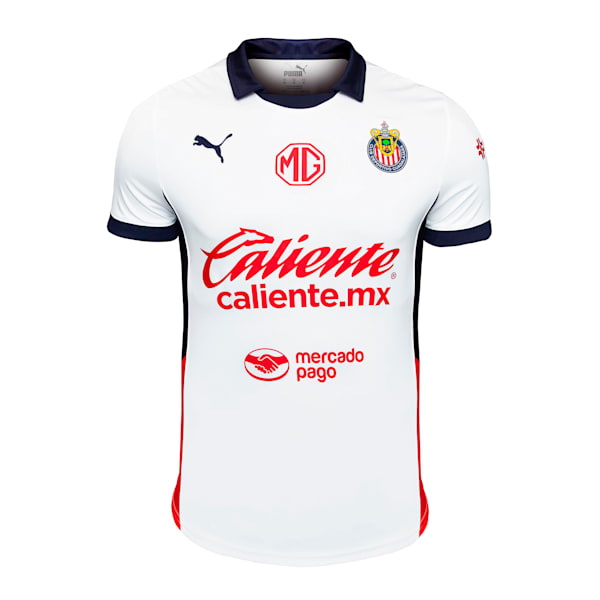 Chivas 24/25 Away Authentic Men's Soccer Jersey, PUMA White, extralarge