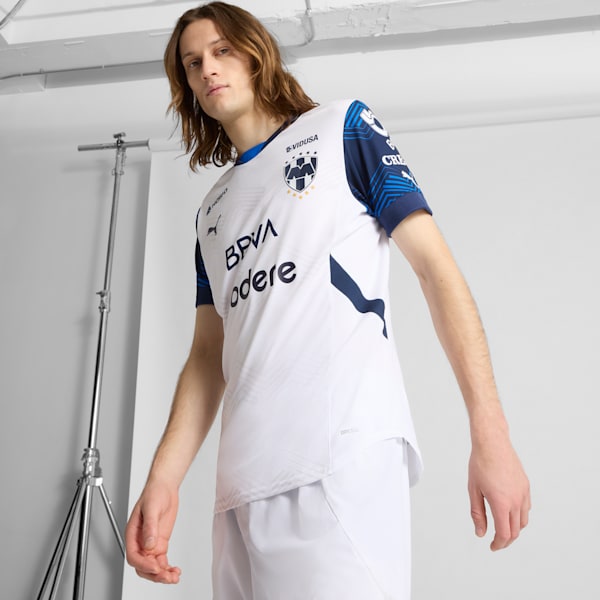 Jersey Hombre Monterrey Away Promo 24-25, PUMA White, extralarge