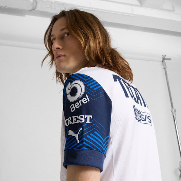 Jersey Hombre Monterrey Away Promo 24-25, PUMA White, extralarge