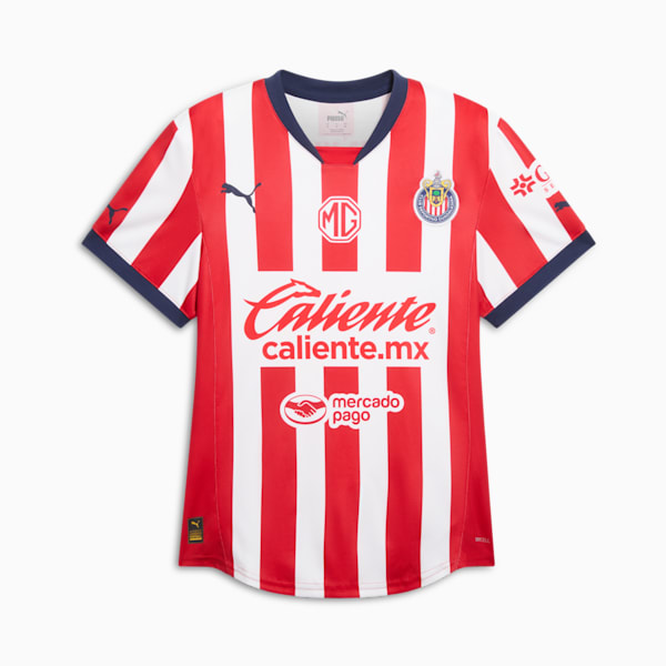 Chivas 24/25 Home Replica Men's Soccer Jersey, PUMA Red, extralarge