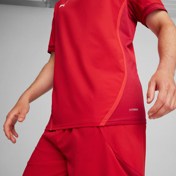 メンズ サッカー チームファイナル 半袖 シャツ, PUMA Red-Fast Red, extralarge-JPN