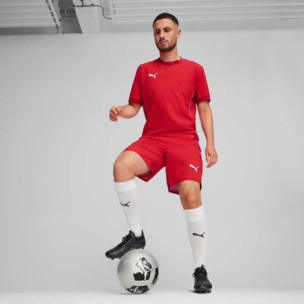 メンズ サッカー チームファイナル 半袖 シャツ, PUMA Red-Fast Red, extralarge-JPN