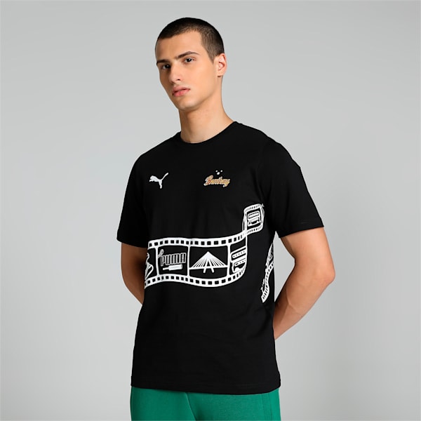 Mumbai City Unisex T-shirt, PUMA Black, extralarge-IND