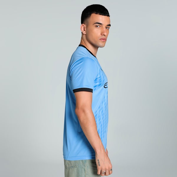 Mumbai City FC Home Replica Men's Slim Fit Football Jersey, Team Light Blue, extralarge-IND