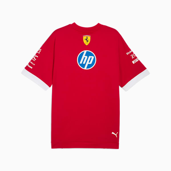 Scuderia Ferrari Drivers Men's Motorsport Tee, Dark Cherry, extralarge-IND
