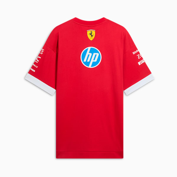 Scuderia Ferrari 2025 Men's Drivers Tee, Dark Cherry, extralarge