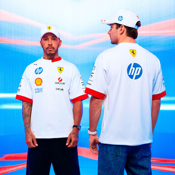 Scuderia Ferrari Drivers Men's Motorsport Tee, PUMA White, extralarge-IND
