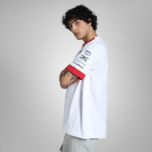 Scuderia Ferrari Drivers Men's Motorsport Tee, PUMA White, extralarge-IND