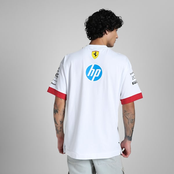Scuderia Ferrari Drivers Men's Motorsport Tee, PUMA White, extralarge-IND