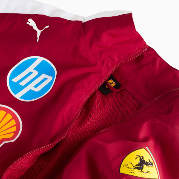 Scuderia Ferrari 2025 Drivers T7 Men's Oversized Jacket, Dark Cherry, extralarge