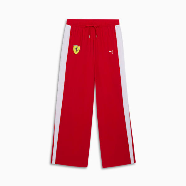 Scuderia Ferrari 2025 Drivers T7 Men's Oversized Pants, Dark Cherry, extralarge