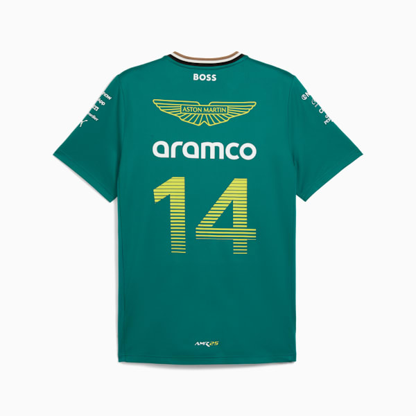PUMA x ASTON MARTIN ARAMCO F1® TEAM Replica Alonso Tee Men, Green Lux, extralarge