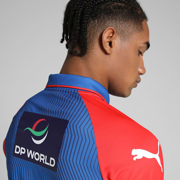 PUMA x DC 2025 Men's Official Match Jersey, Strong Blue-For All Time Red, extralarge-IND