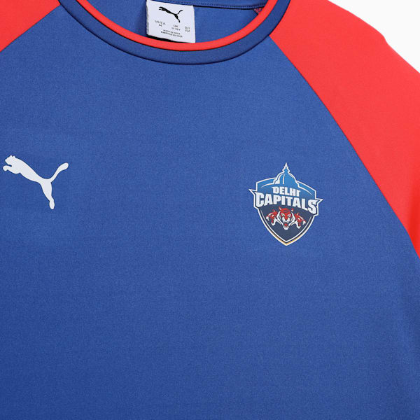 PUMA x DC 2025 Youth Fan Jersey, For All Time Red-Strong Blue, extralarge-IND