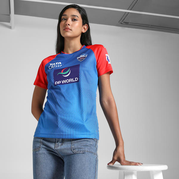 PUMA x DC 2025 Women's League Replica Women's Jersey, Strong Blue-For All Time Red, extralarge-IND