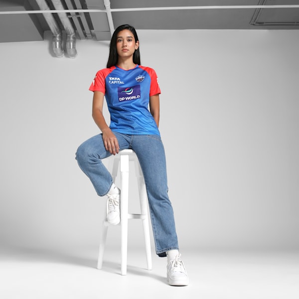 PUMA x DC 2025 Women's League Replica Women's Jersey, Strong Blue-For All Time Red, extralarge-IND