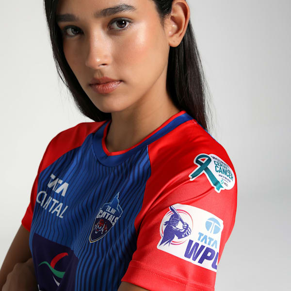 PUMA x DC 2025 Women's League Replica Women's Jersey, Strong Blue-For All Time Red, extralarge-IND