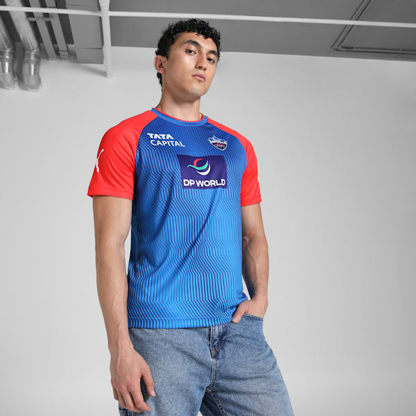 PUMA x DC 2025 Women's League Replica Men's Jersey, Strong Blue-For All Time Red, extralarge-IND