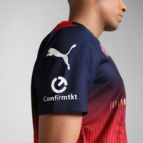 PUMA x RCB 2025 Men's Replica Jersey, PUMA Navy-Flame Scarlet, extralarge-IND
