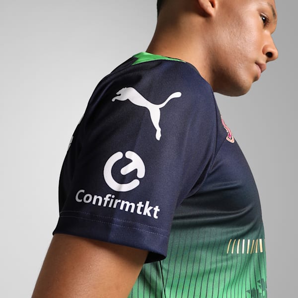 PUMA x RCB 2025 Men's Replica Jersey, PUMA Navy-Parakeet Green, extralarge-IND
