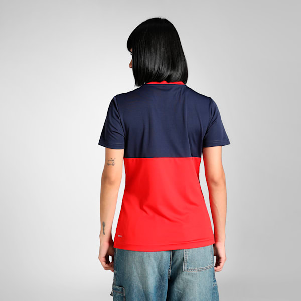 PUMA x RCB 2025 Women's Fan Jersey, PUMA Navy-Flame Scarlet, extralarge-IND