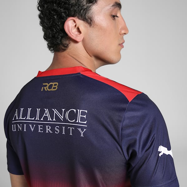 PUMA x RCB 2025 Women's League Replica Men's Jersey, PUMA Navy-Flame Scarlet, extralarge-IND