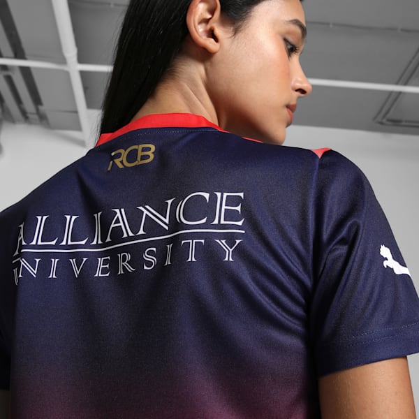 PUMA x RCB 2025 Women's League Replica Women's Jersey, PUMA Navy-Flame Scarlet, extralarge-IND