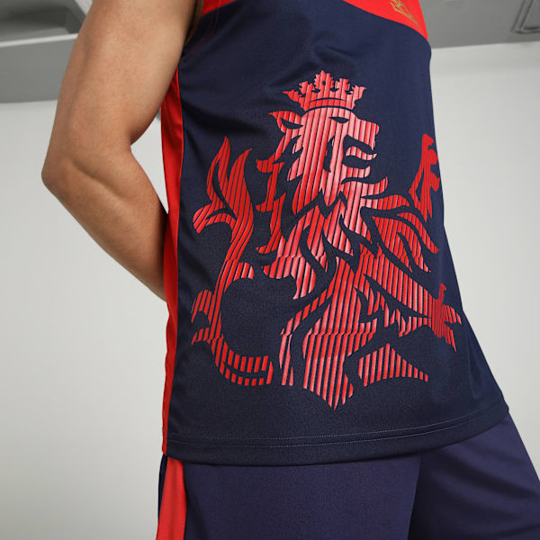 PUMA x Royal Challengers Bangalore Men’s Tank, For All Time Red-PUMA Navy, extralarge-IND