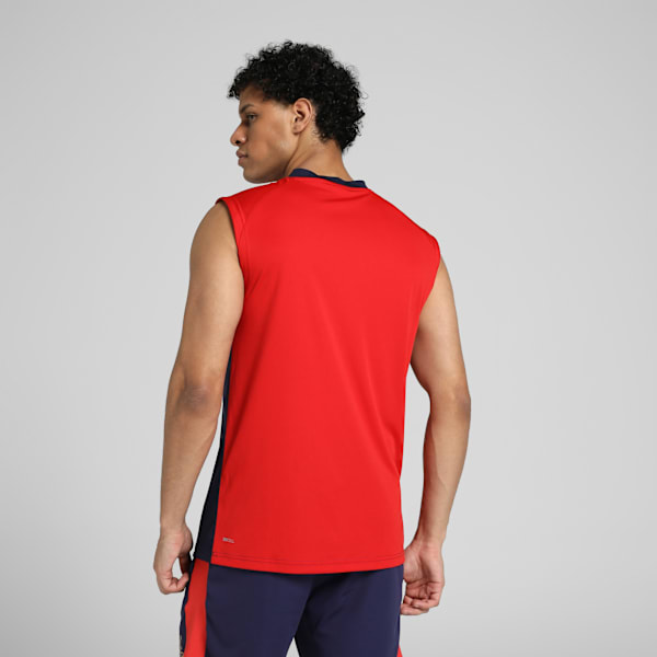 PUMA x Royal Challengers Bangalore Men’s Tank, For All Time Red-PUMA Navy, extralarge-IND