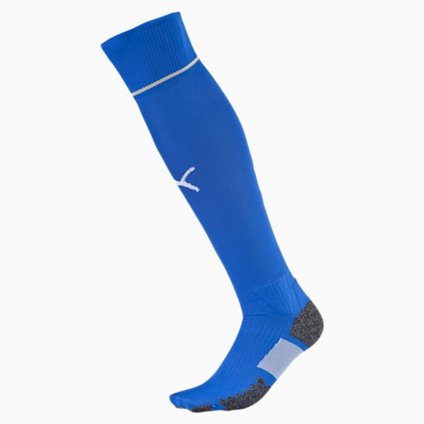 2016/17 FIGC Italia Soccer Socks, team power blue-white, extralarge
