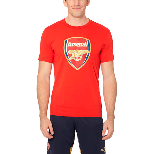 Arsenal Crest Fan Slim T-Shirt, high risk red, extralarge