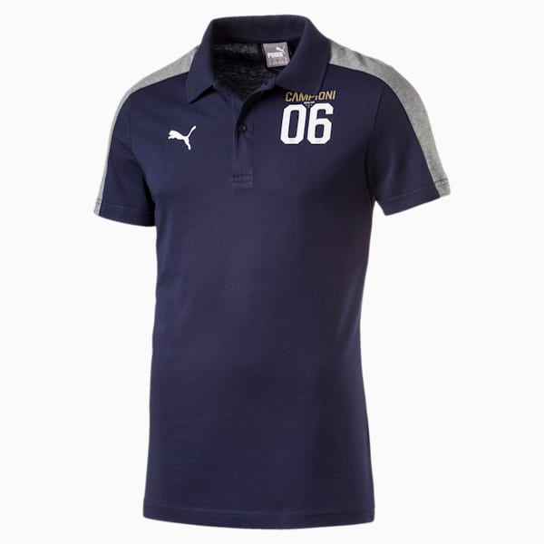 Italia 2006-2016 TRIBUTE Polo, peacoat-medium gray heather, extralarge-IND