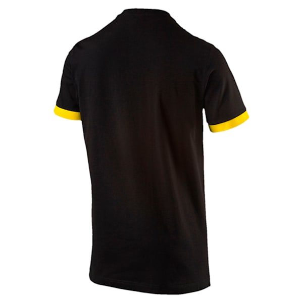 BVB Men's Badge T-Shirt, black-cyber yellow, extralarge