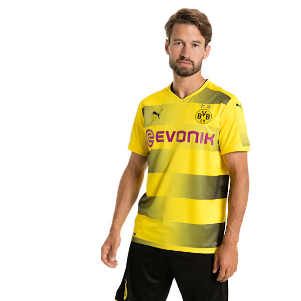 BVB SS ホーム レプリカシャツ, Cyber Yellow-Puma Black, extralarge-JPN