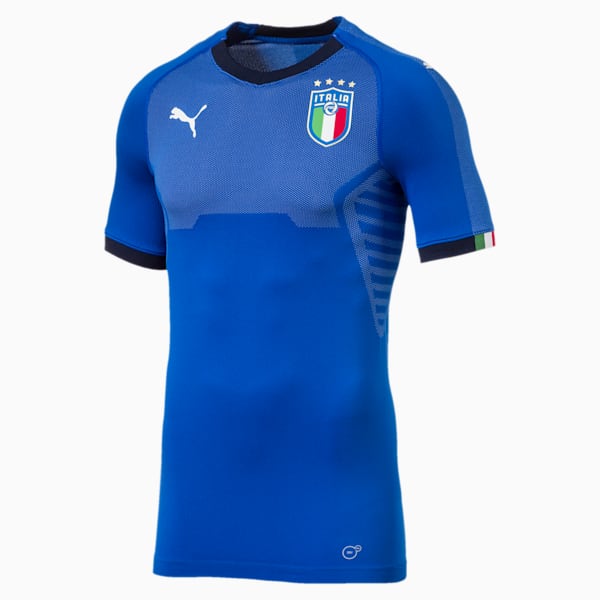 Italia Home Authentic Jersey, Team Power Blue-Peacoat, extralarge