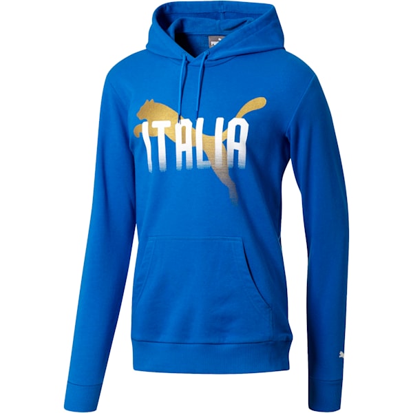 FIGC Italia Fanwear Hoodie, Team Power Blue, extralarge
