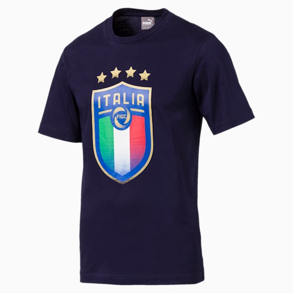 Italia Badge T-Shirt, Peacoat, extralarge