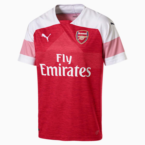 Arsenal 2018/19 Home Replica Jersey, -Chili Pepper Heather-White-Chili Pepper, extralarge