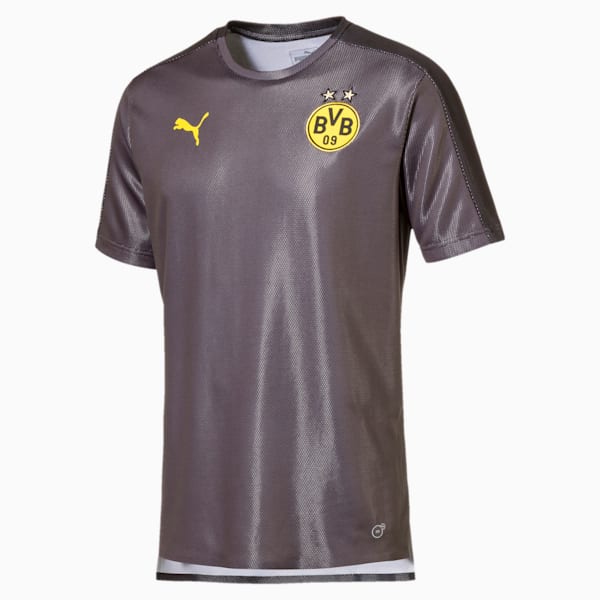 BVB Men's Stadium Jersey, Asphalt-Puma Black, extralarge