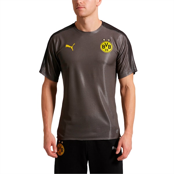 BVB Men's Stadium Jersey, Asphalt-Puma Black, extralarge