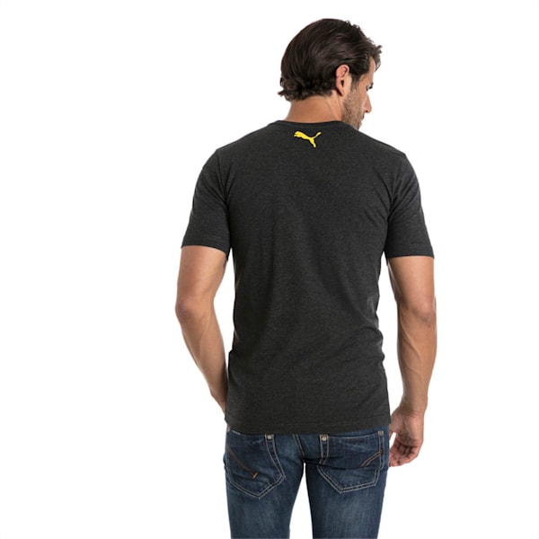 BVB Men's Shoe Tag T-Shirt, Dark Gray Heather, extralarge-IND
