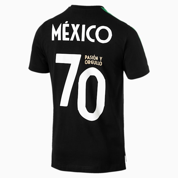 Copa America Men’s T7 Tee, Puma Black-Mexico, extralarge