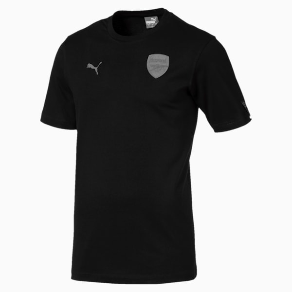 Arsenal FC Fan SLOGAN Tee, Puma Black, extralarge