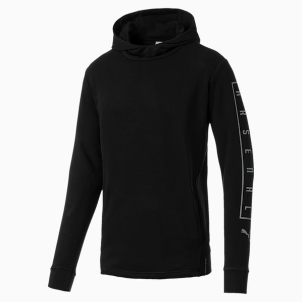 Men's Hoodie - Black - L